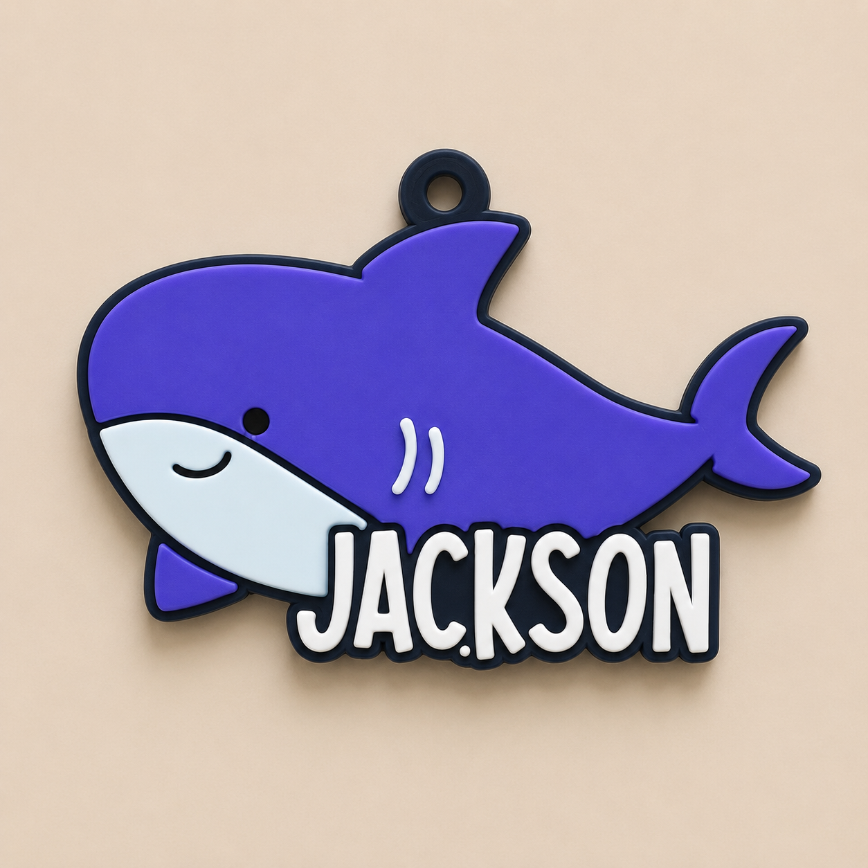 Shark Personalized Name Bag Tag