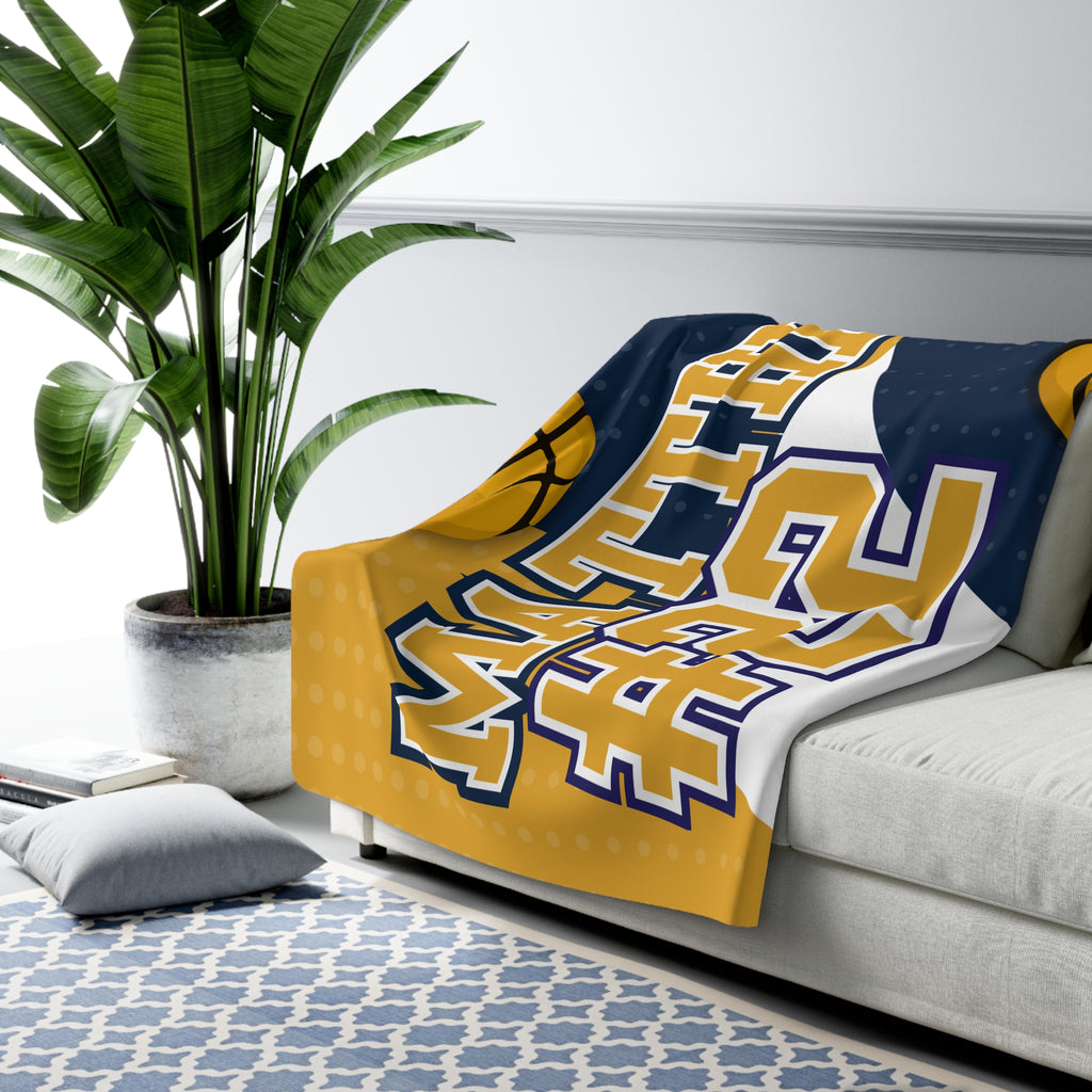 Basketball Sherpa Blanket – Personalized Comfort & Style