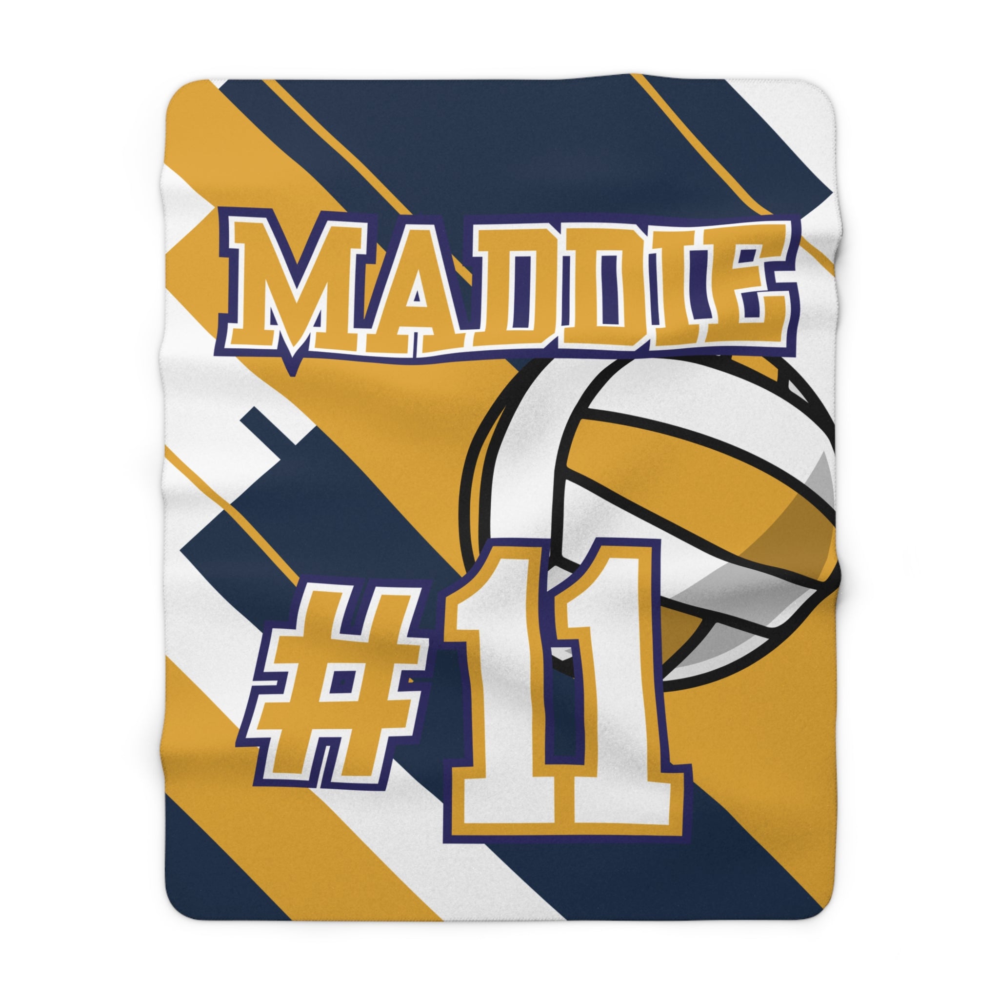 Volleyball Sherpa Blanket – Personalized Comfort & Team Spirit