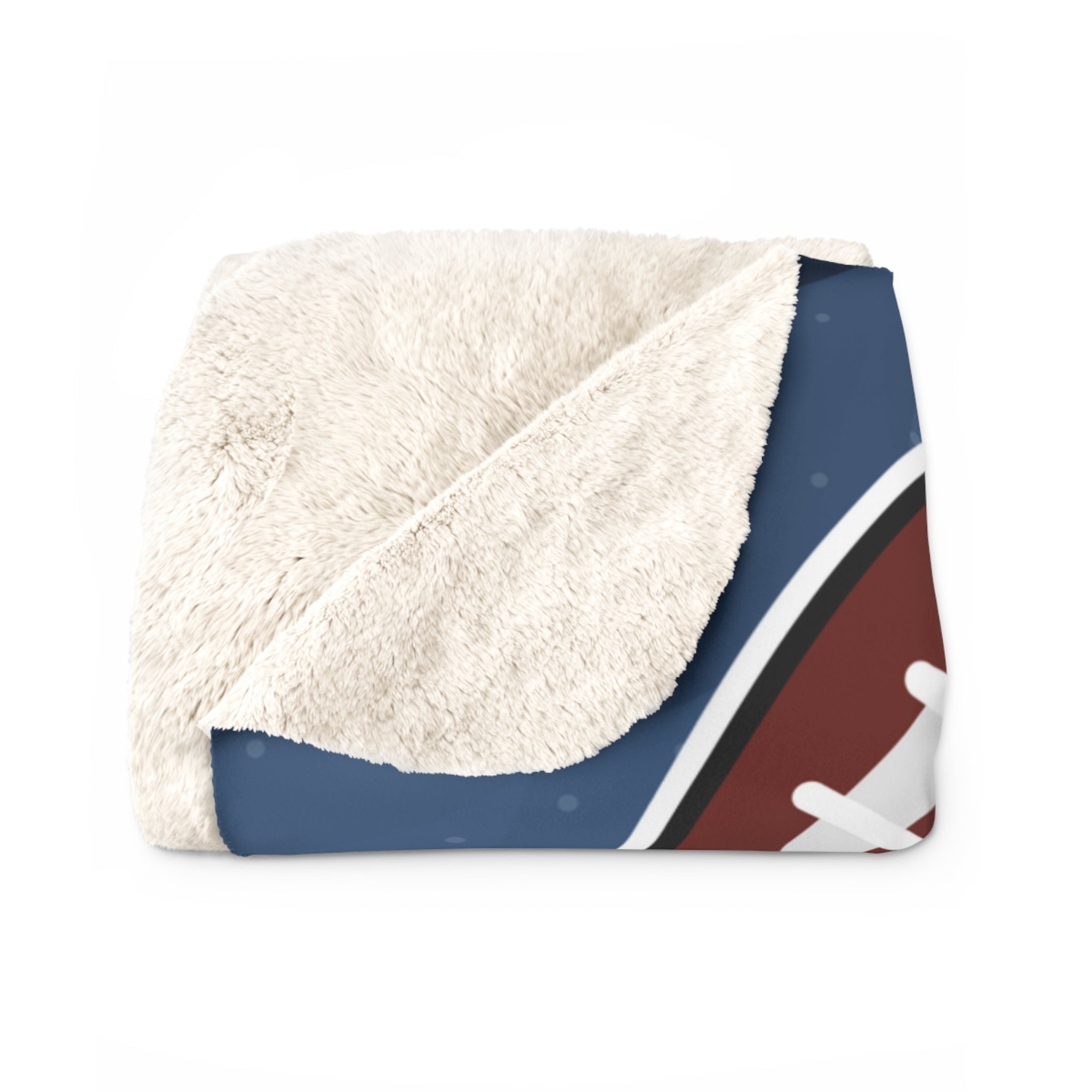 Football Sherpa Blanket – Personalized Comfort & Game-Day Warmth