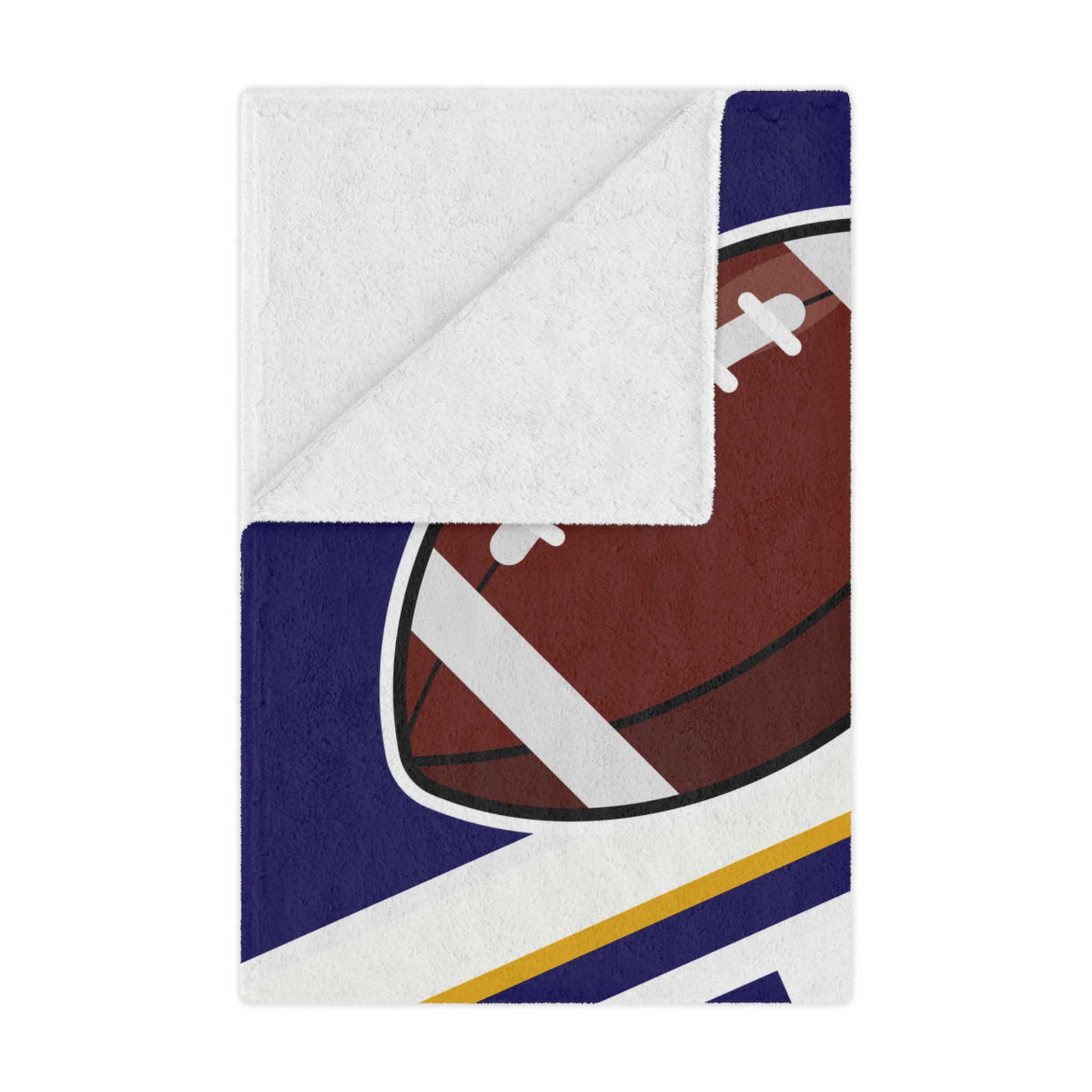 Personalized Football Minky Blanket