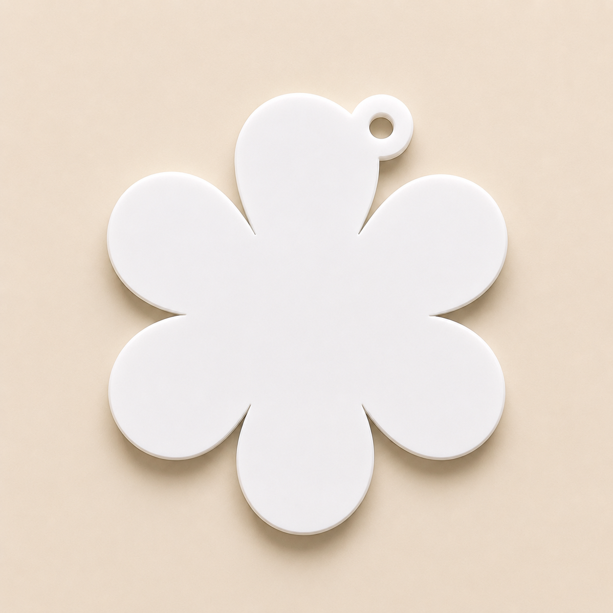 Flower Personalized Name Bag Tag