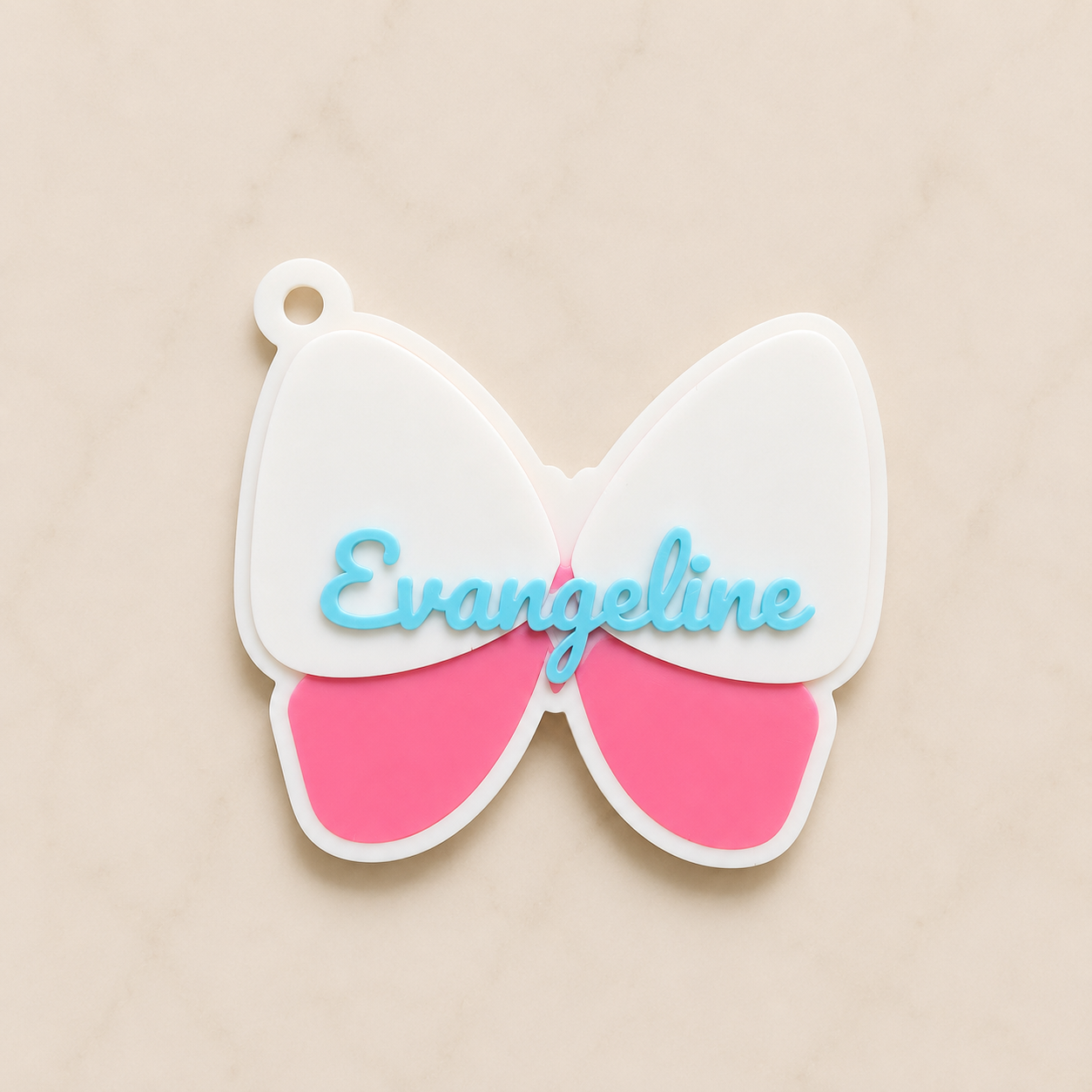 Butterfly Personalized Name Bag Tag