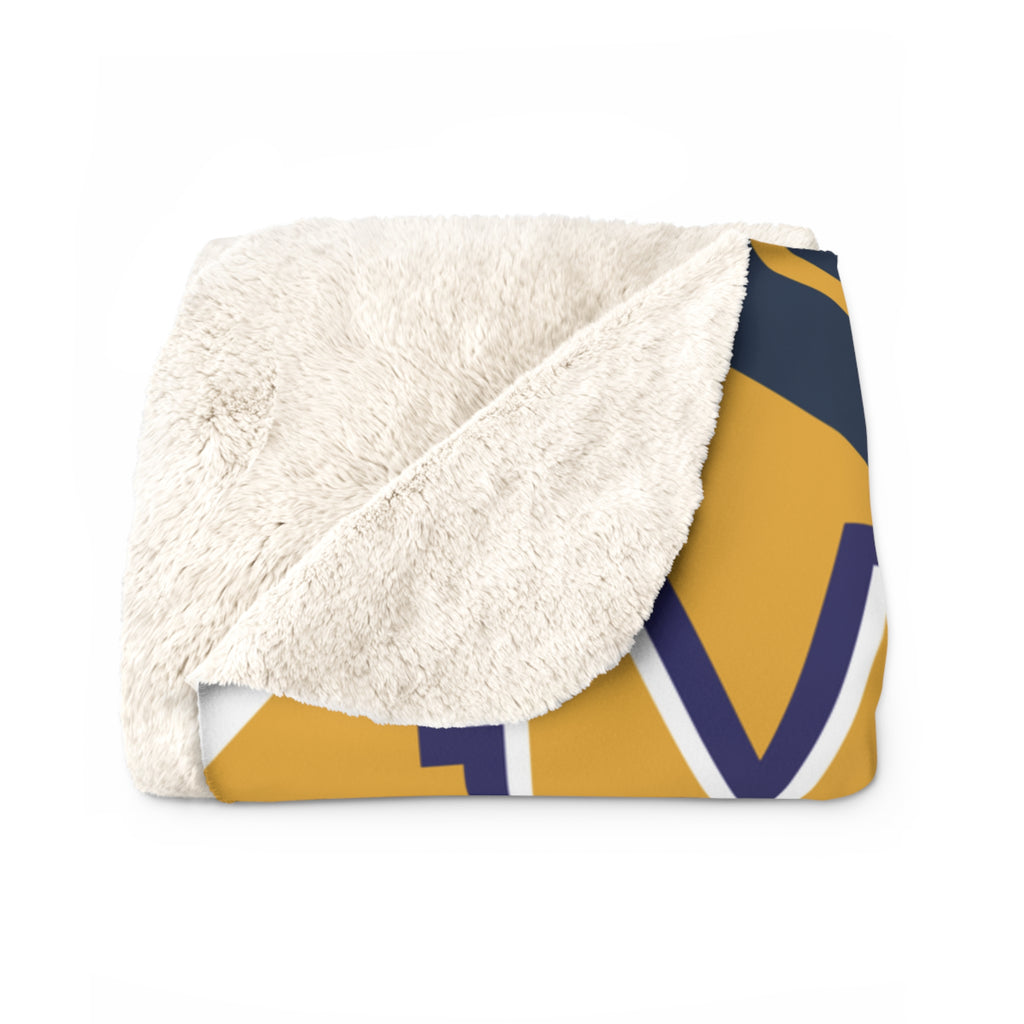 Volleyball Sherpa Blanket – Personalized Comfort & Team Spirit