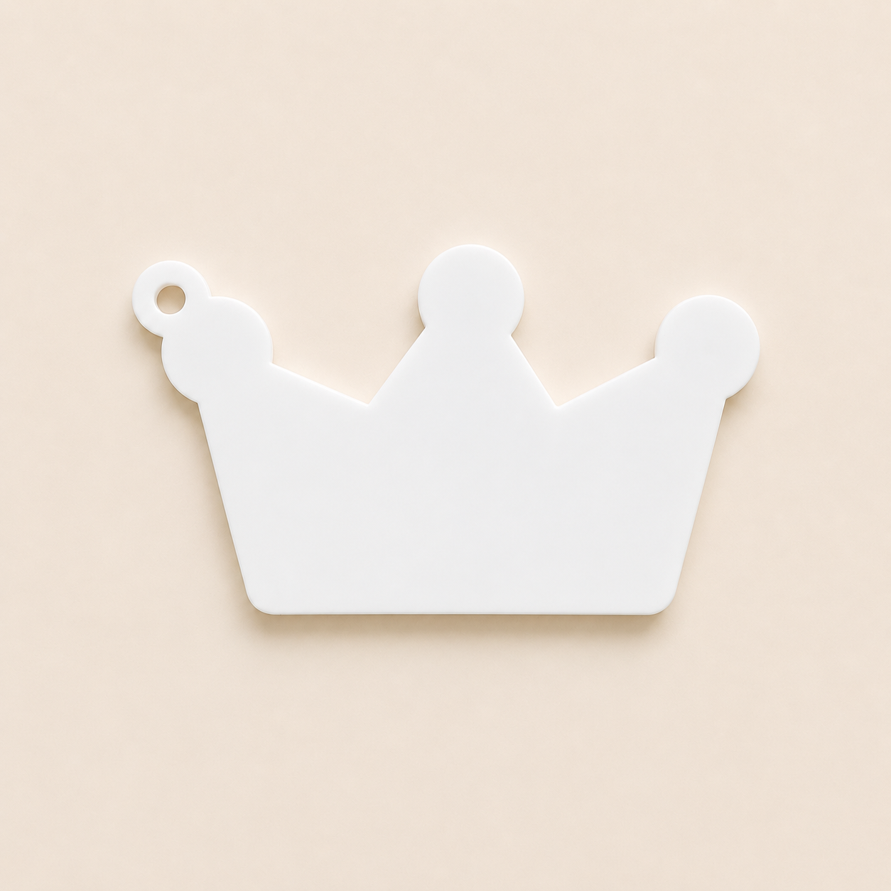 Crown Personalized Name Bag Tag