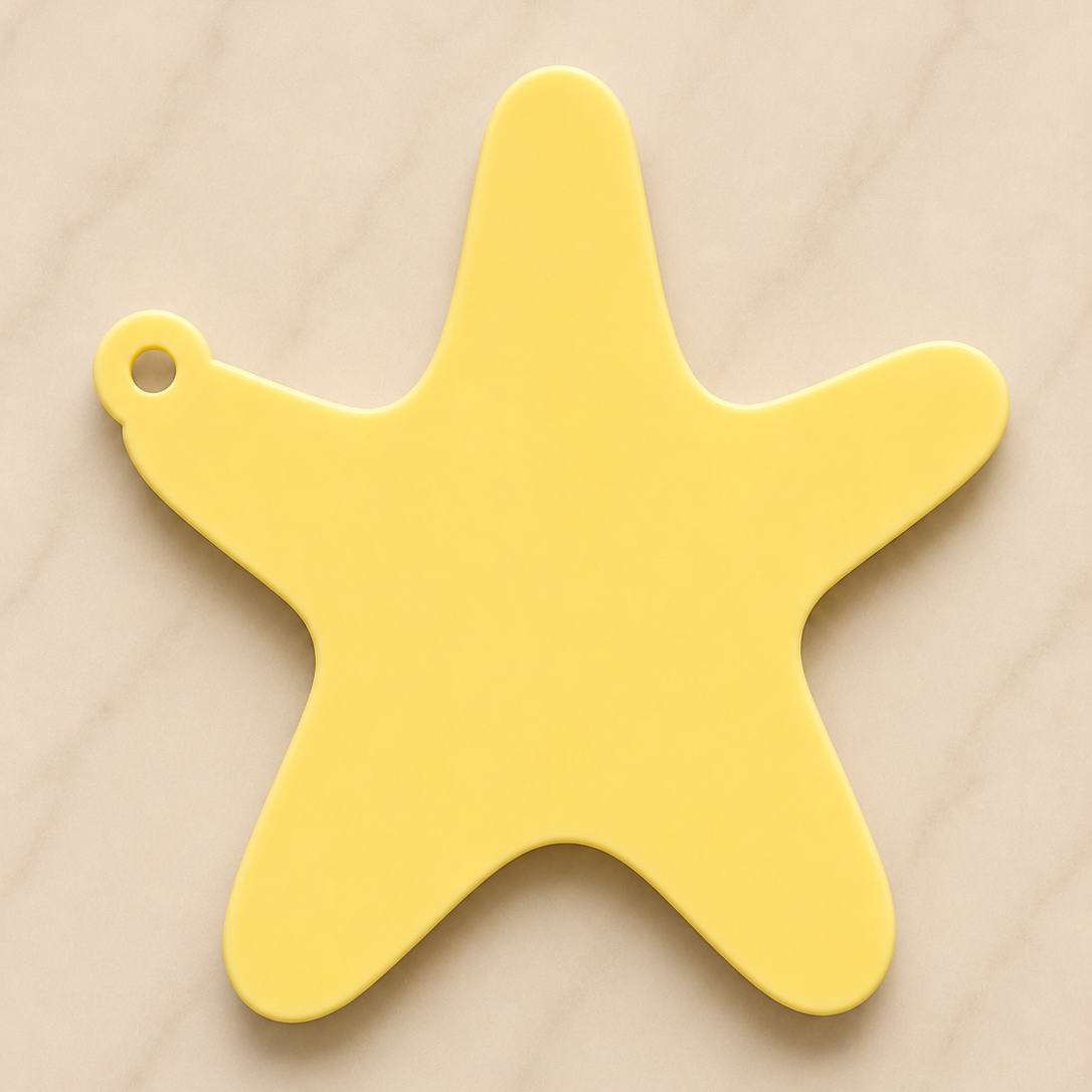 Starfish Personalized Name Bag Tag