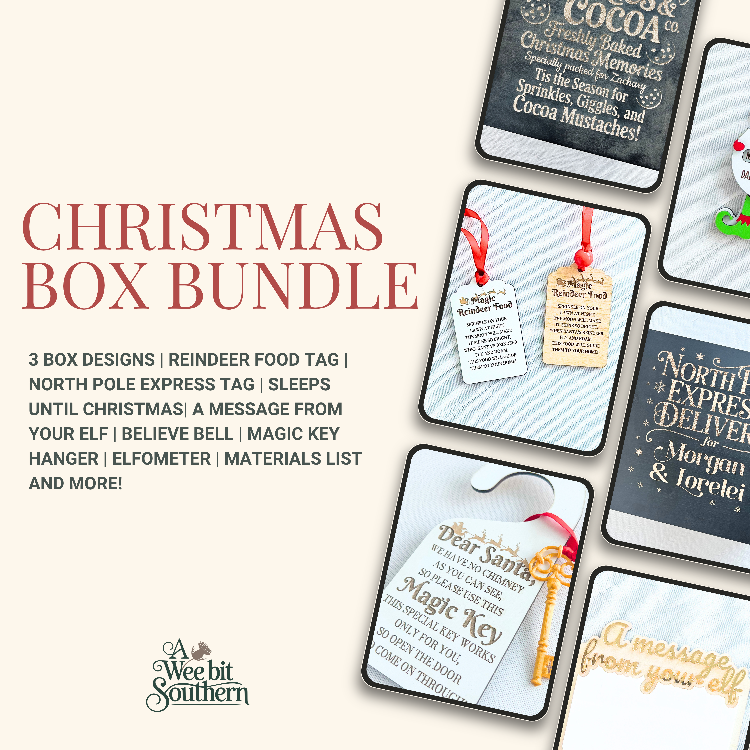 Christmas Box SVG Bundle - SVG Files