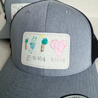 Dad or Grandpa hat - FULL COLOR Children's drawing or handwriting