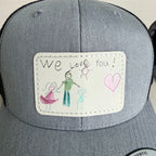 Dad or Grandpa hat - FULL COLOR Children's drawing or handwriting