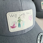 Dad or Grandpa hat - FULL COLOR Children's drawing or handwriting