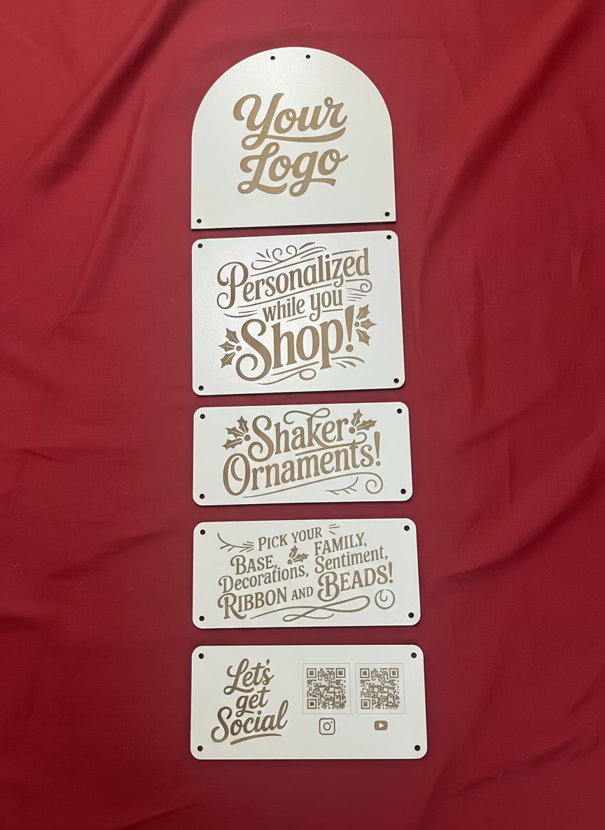 Craft Fair Booth Signage SVG & Printable Bundle