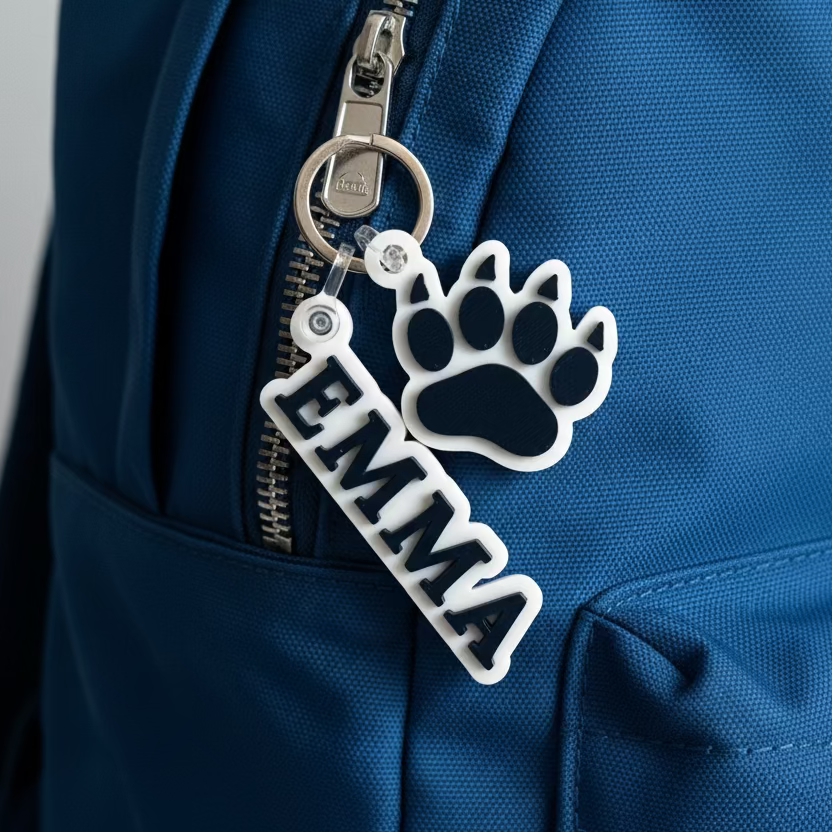 Wildcats Personalized Mascot Keychain
