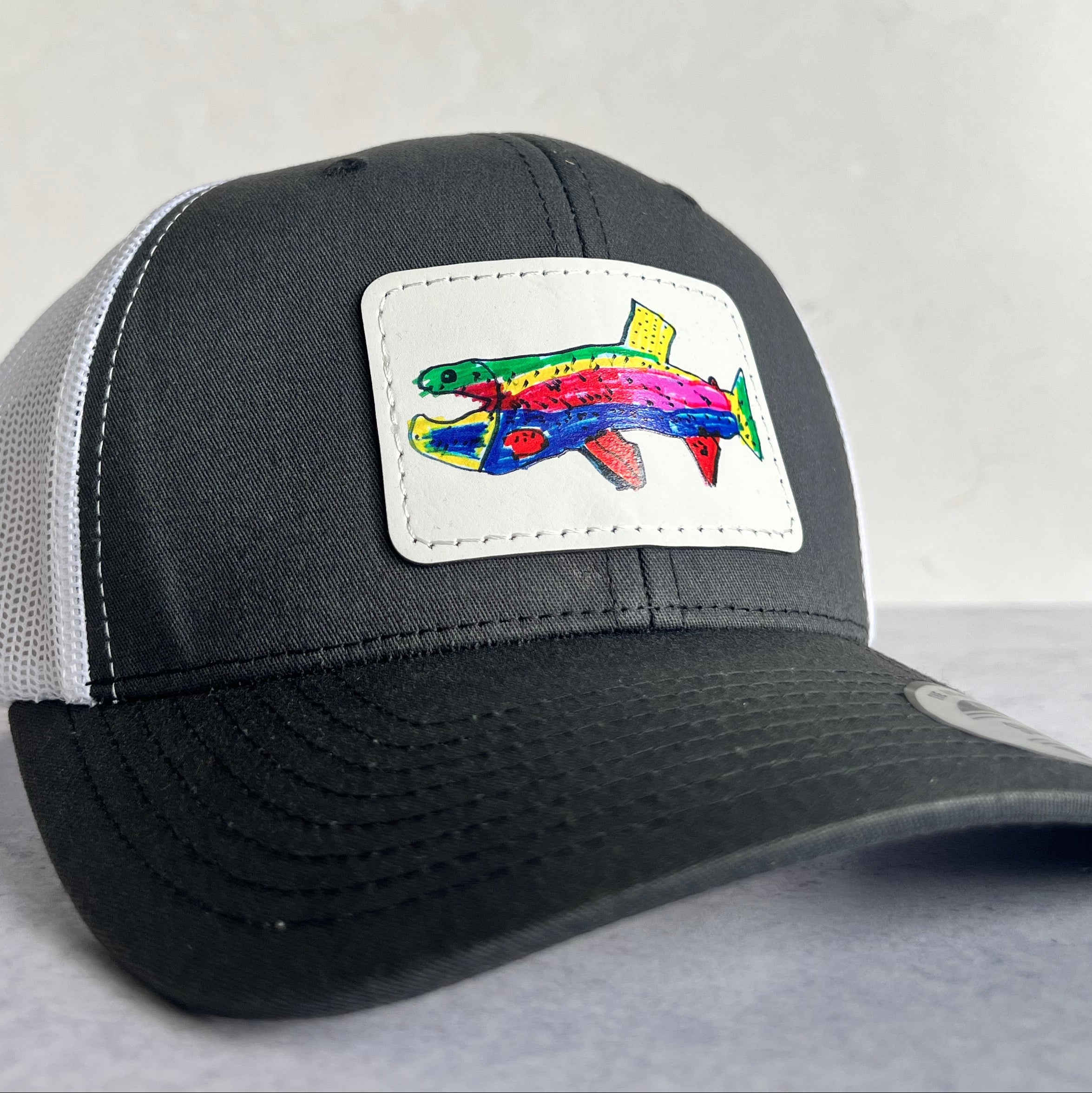 Dad or Grandpa hat - FULL COLOR Children's drawing or handwriting