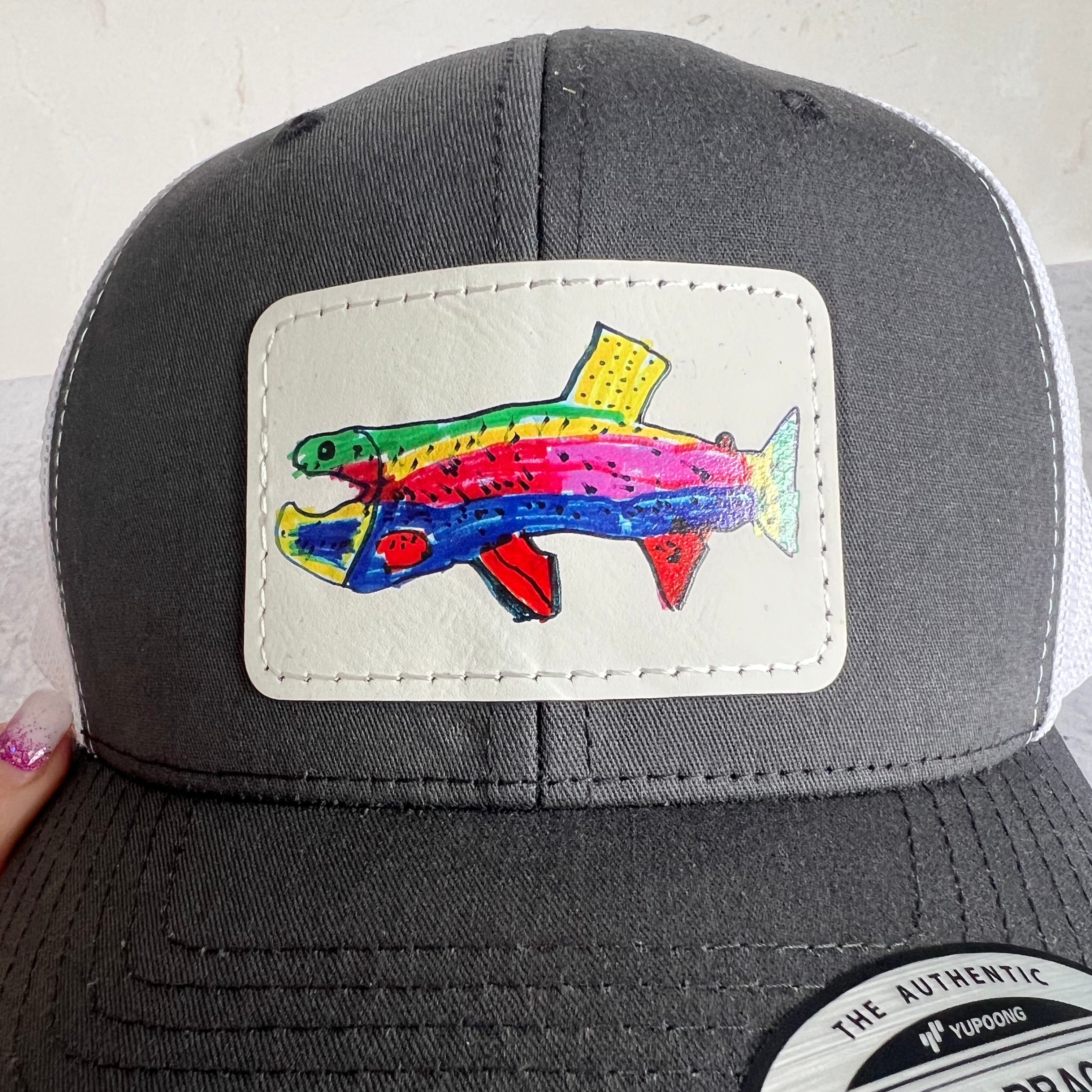 Dad or Grandpa hat - FULL COLOR Children's drawing or handwriting