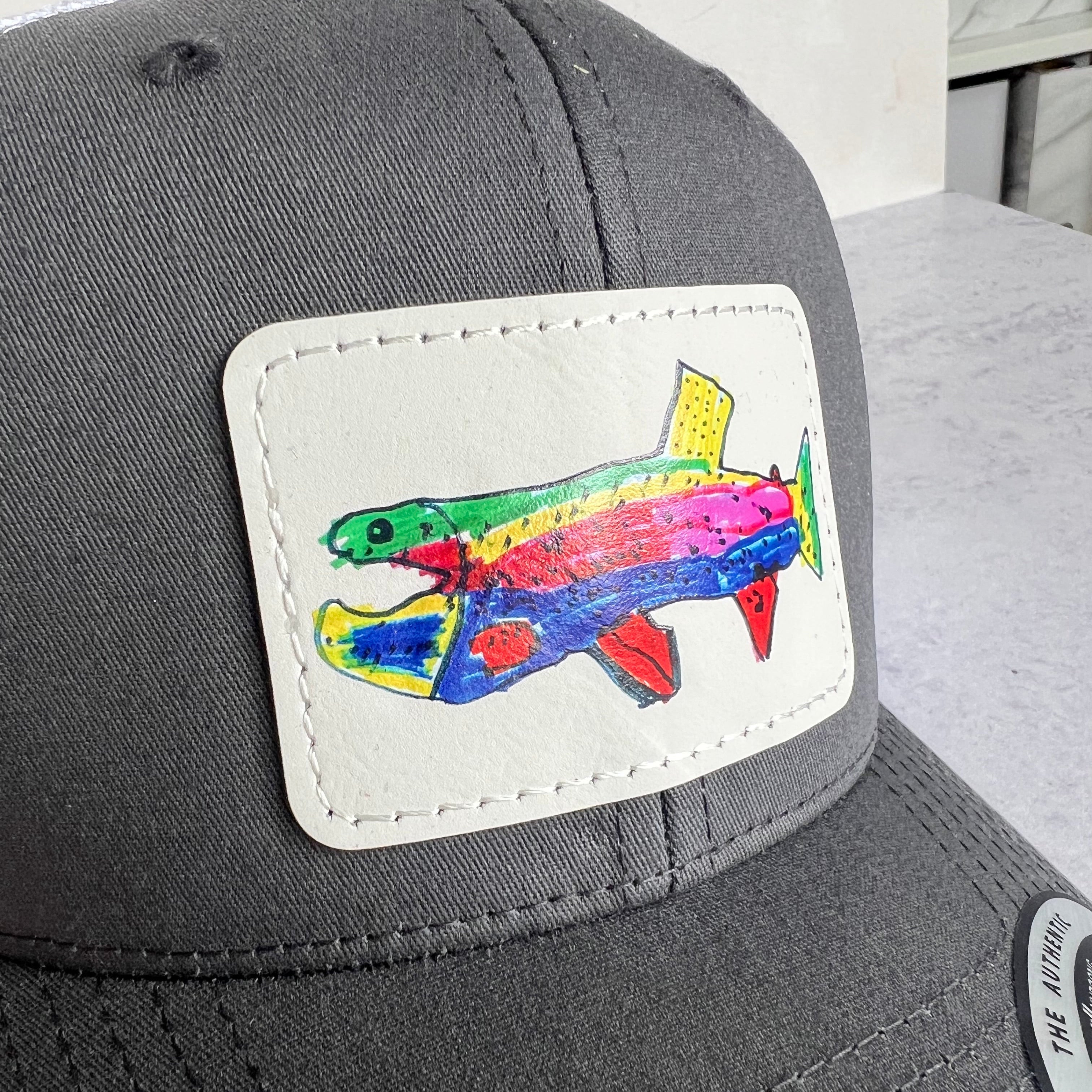 Dad or Grandpa hat - FULL COLOR Children's drawing or handwriting