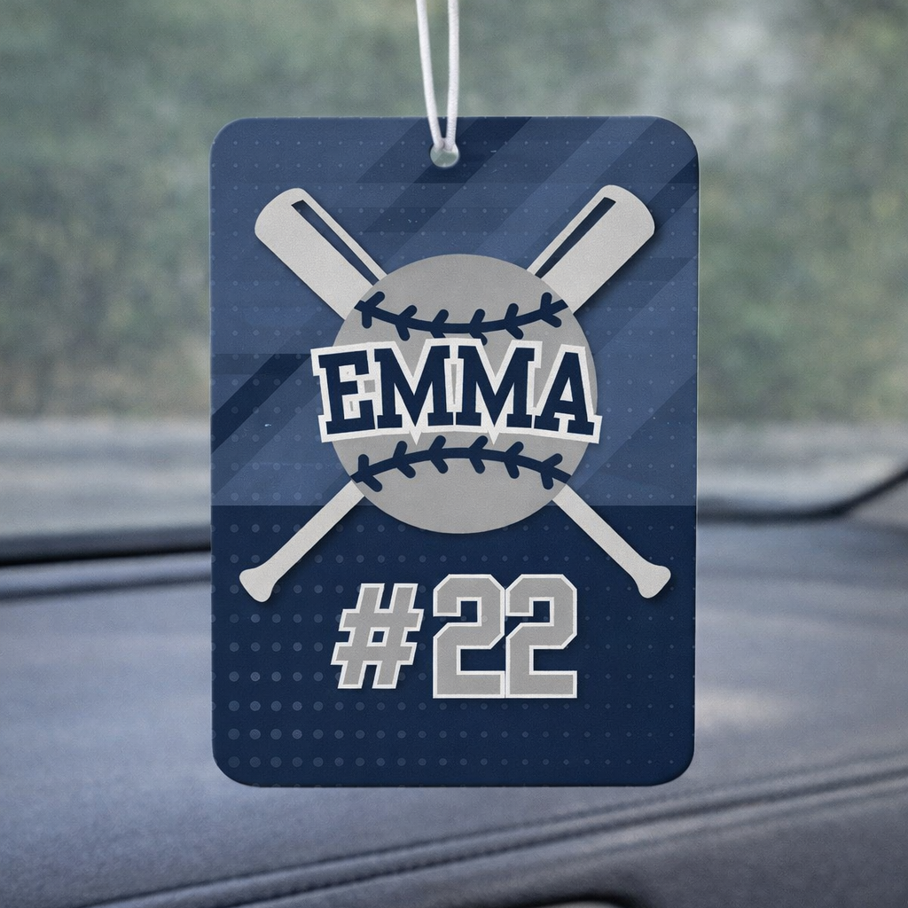 Senior night personalized car air freshener
