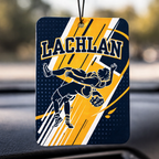 Sports mom car accessory personalized for athlete