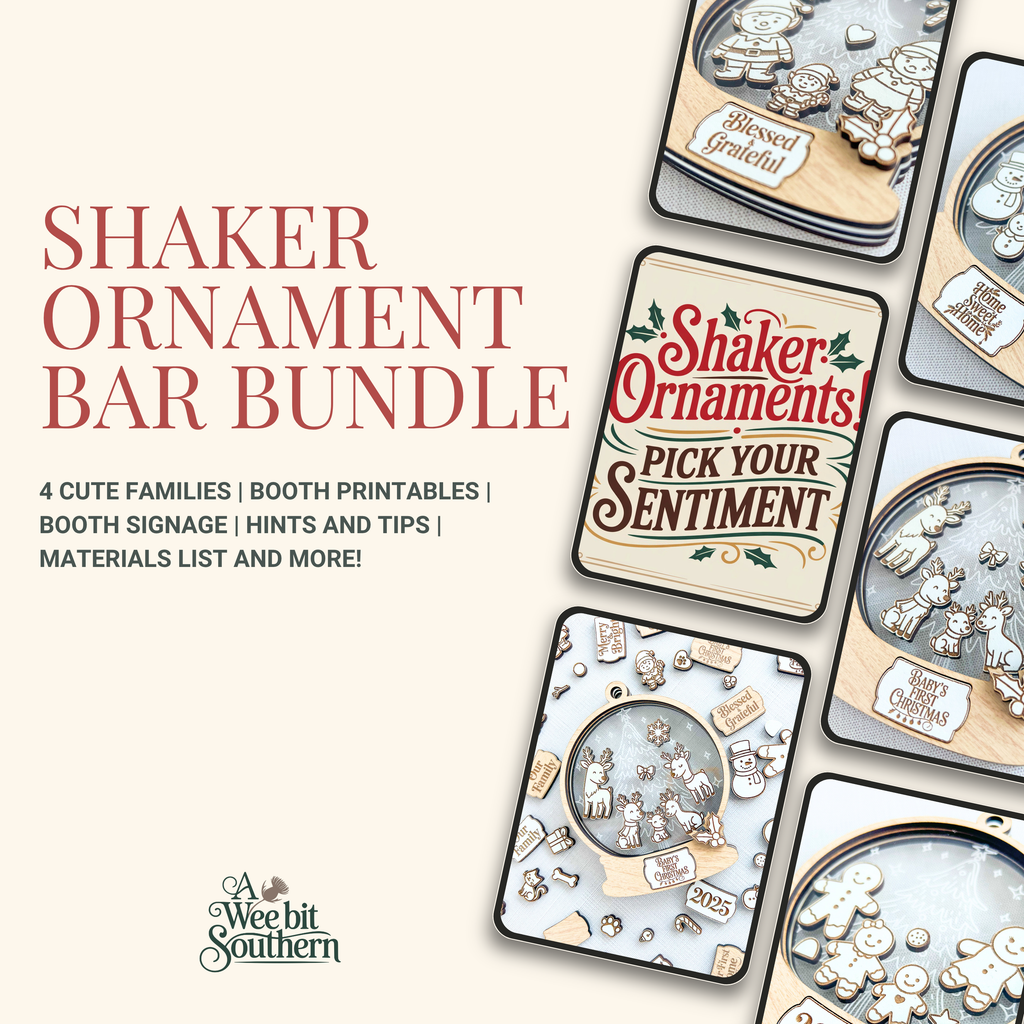 Shaker Ornament Bar Bundle - SVG Files
