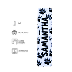 Custom school spirit bookmark personalized with school mascot and colors