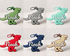 Personalized T-rex Bag Tag