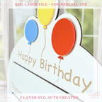 Birthday Message Board SVG File - Digital File