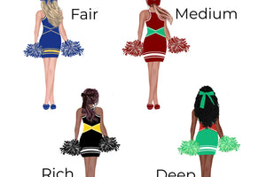 Skin color options