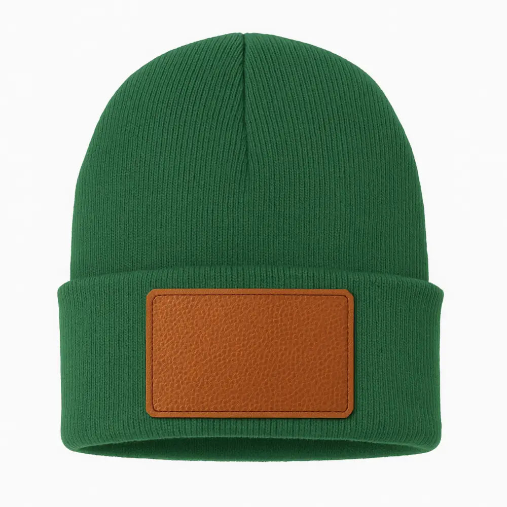 Coach Beanie Hat - Personalized - Green / Rawhide - Physical Product