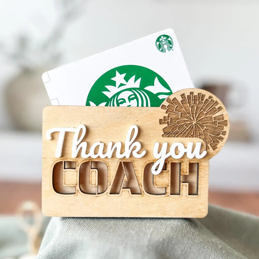 Coach Gift Card Holder - Physical Product - Cheer - Physical Product