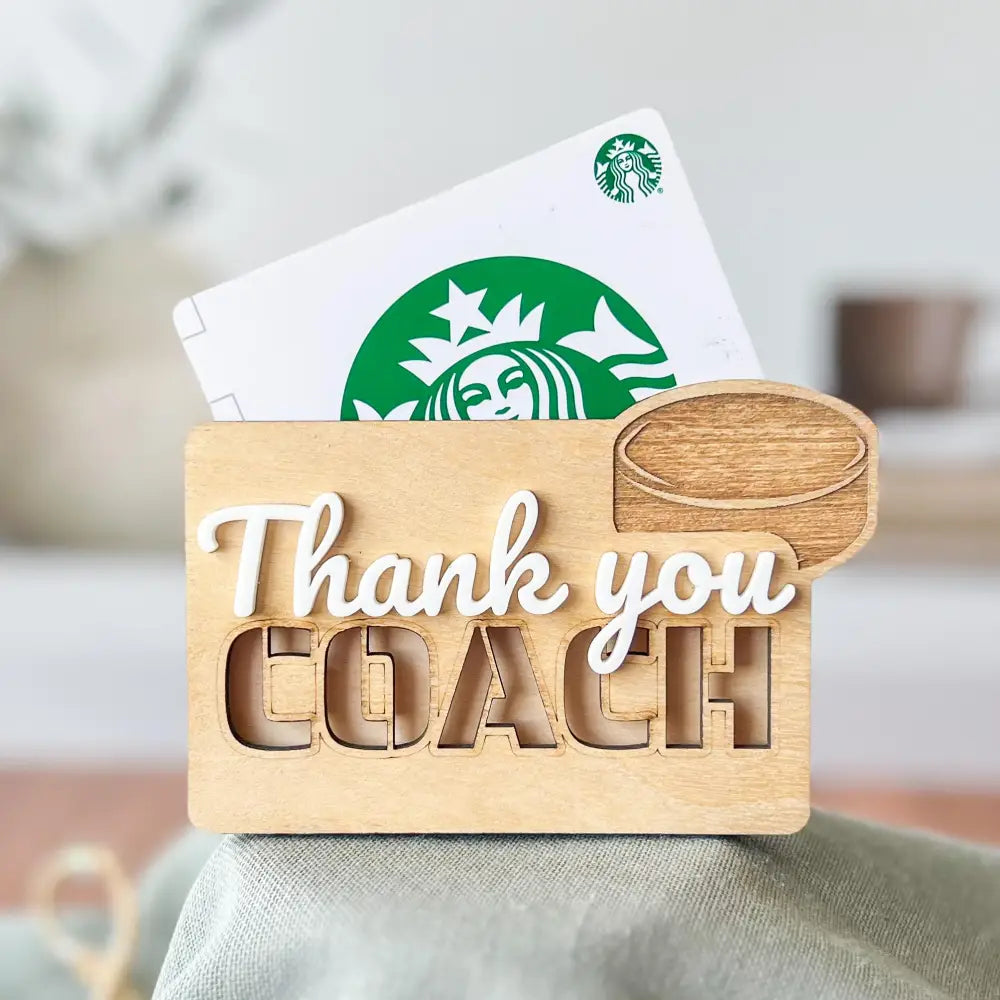 Coach Gift Card Holder - Physical Product - Hockey - Physical Product