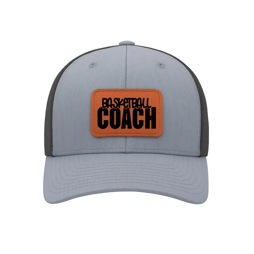 Coach Hat - All Black / Basketball texture - Physical Product