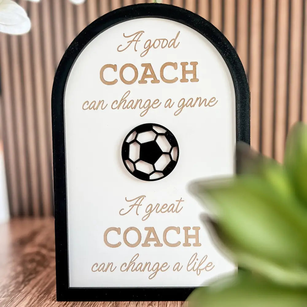 Coach plaque gift - any sport - Physical Product