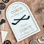 Coach plaque gift - any sport - Physical Product