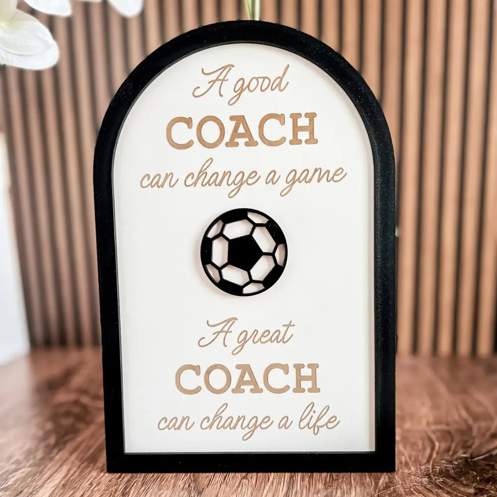 Coach plaque gift - any sport - Physical Product