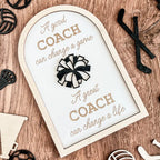 Coach plaque gift - any sport - Physical Product