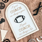 Coach plaque gift - any sport - Physical Product