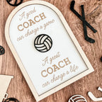Coach plaque gift - any sport - Physical Product