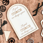 Coach plaque gift - any sport - Physical Product