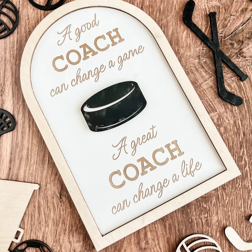 Coach plaque gift - any sport - Physical Product