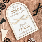 Coach plaque gift - any sport - Physical Product