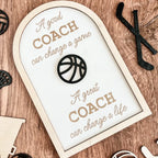 Coach plaque gift - any sport - Physical Product