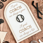 Coach plaque gift - any sport - Physical Product