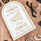 Coach plaque gift - any sport - Physical Product