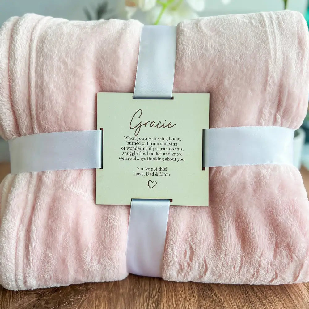 College blanket - Leaving for College gift - Physical Product