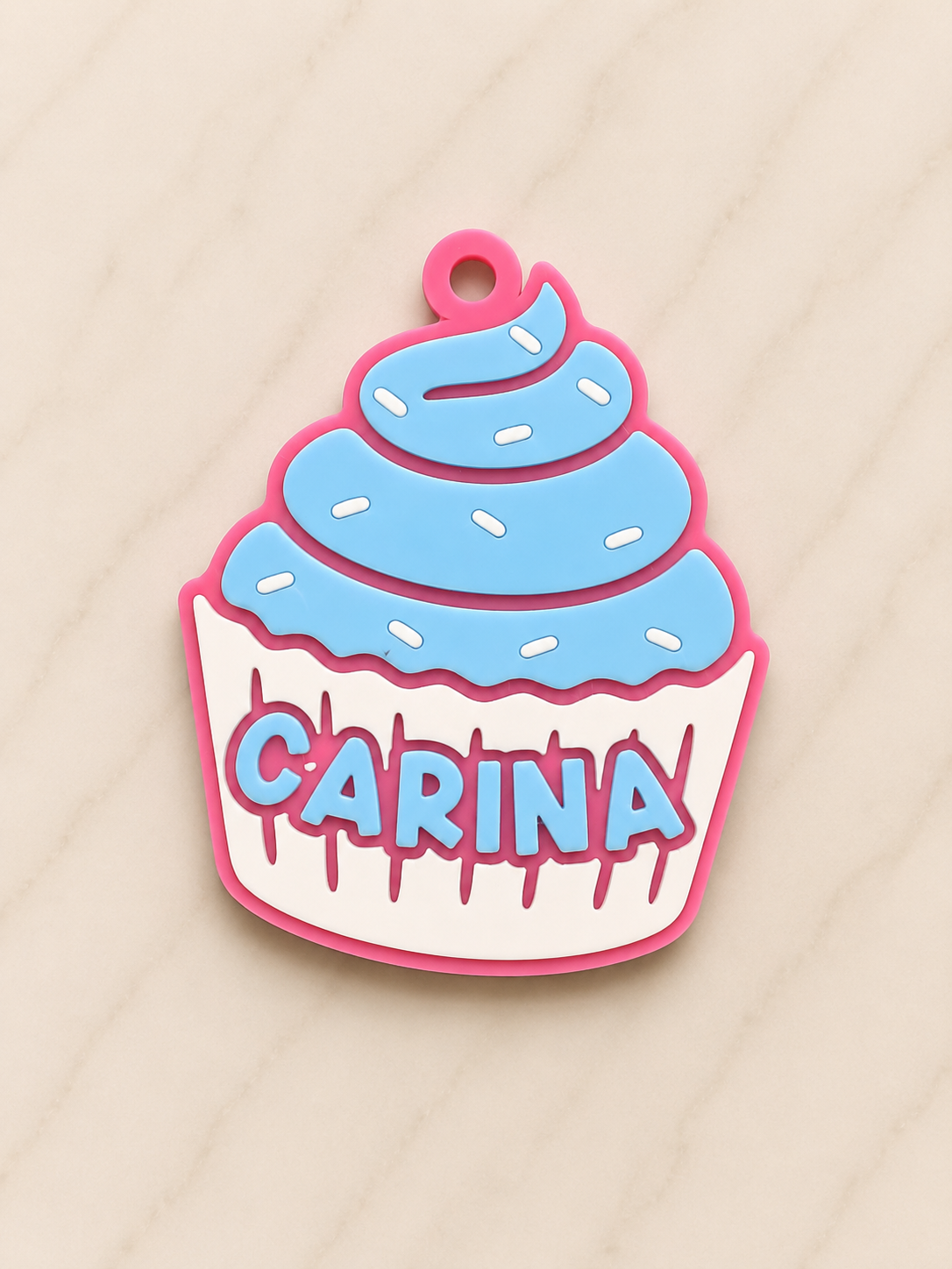 Cupcake Personalized Name Bag Tag