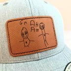 Dad or Grandpa hat - Children’s drawing or handwriting - Physical Product
