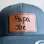Dad or Grandpa hat - Children’s drawing or handwriting - Physical Product