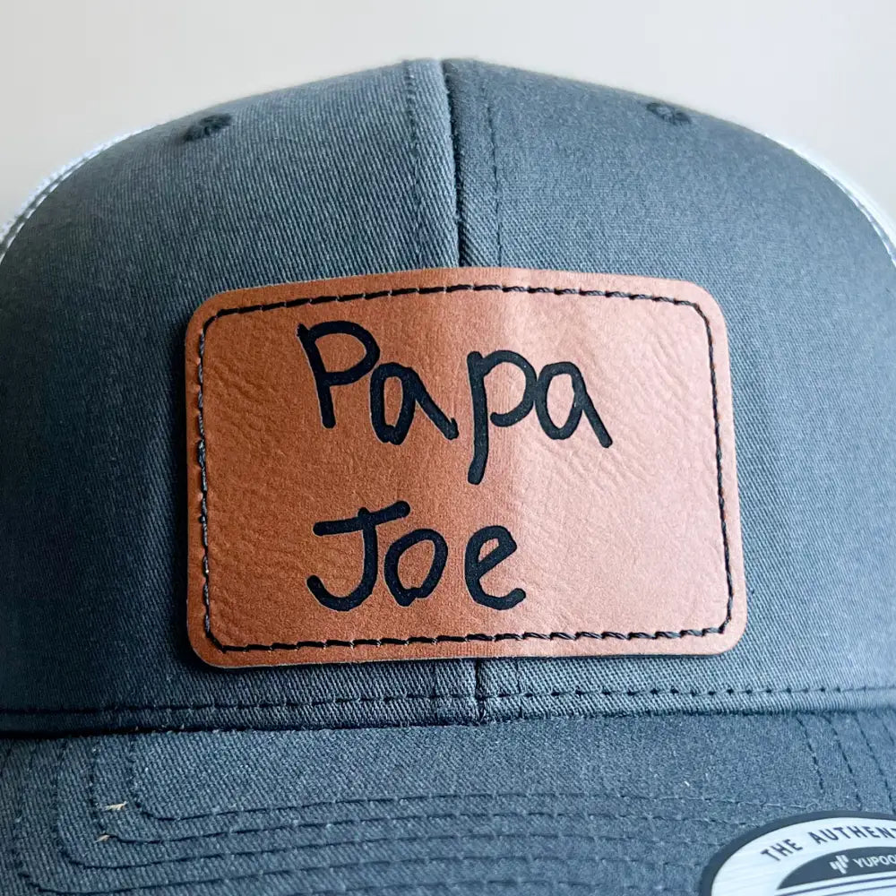 Dad or Grandpa hat - Children’s drawing or handwriting - Physical Product