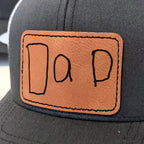 Dad or Grandpa hat - Children’s drawing or handwriting - Physical Product
