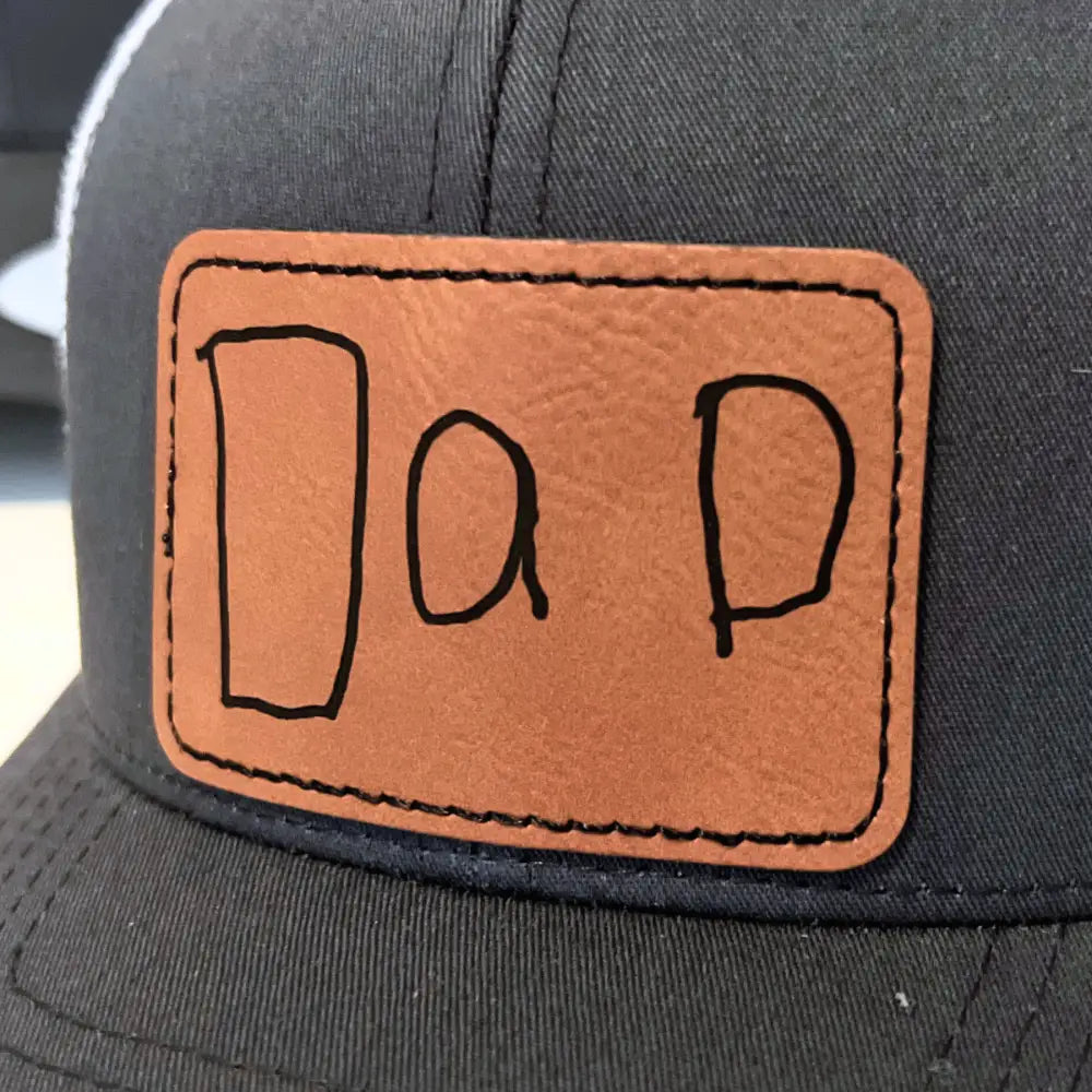 Dad or Grandpa hat - Children’s drawing or handwriting - Physical Product