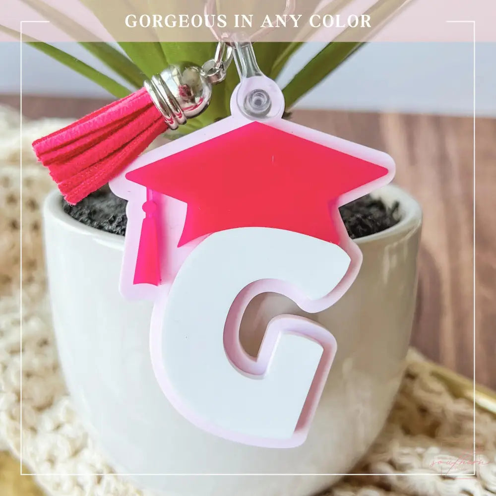 Graduation Keychain SVG File - Digital File